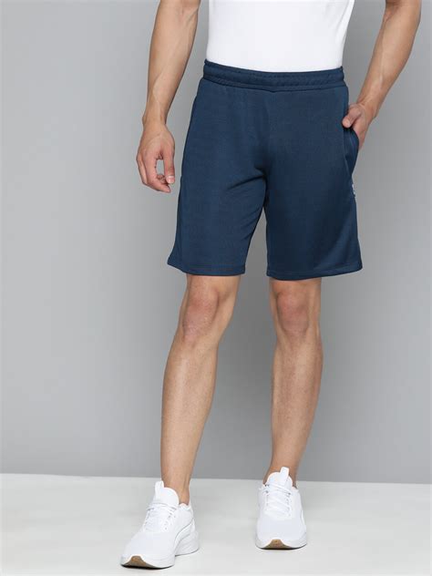 Alcis Men Blue Slim Fit Training or Gym Sports Shorts AAMSHOSS00065702