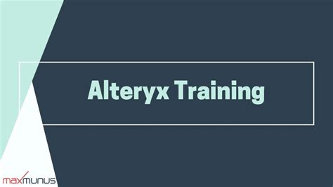 Image result for Alteryx Basic Training