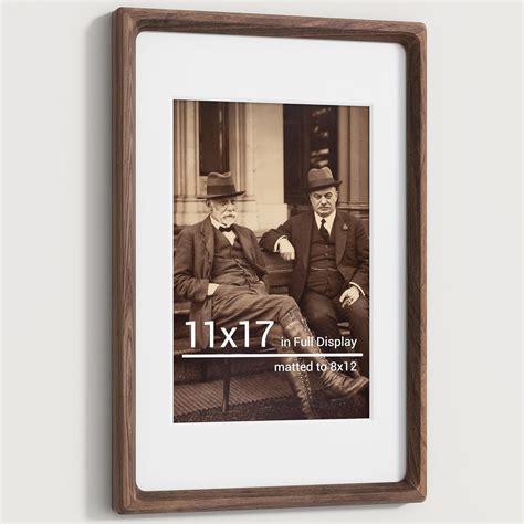 11x17 Picture Frames Natural Walnut, Original Wood Hand Make Crafted ...