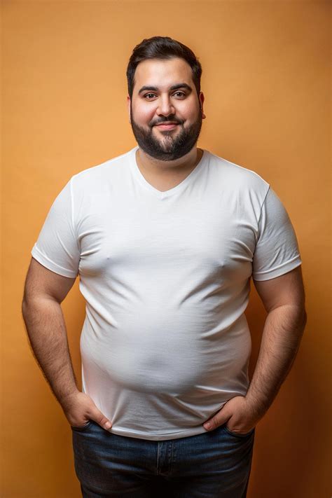 Spanish Overweight Gym Guy, Elegant, Futuristic, Half Sleeves, Suitable ...