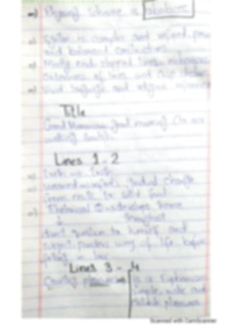 SOLUTION: Complete analysis of poem good morrow by john donne - Studypool