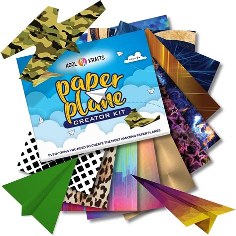 Take creative playtime to new heights with this paper airplane kit ...
