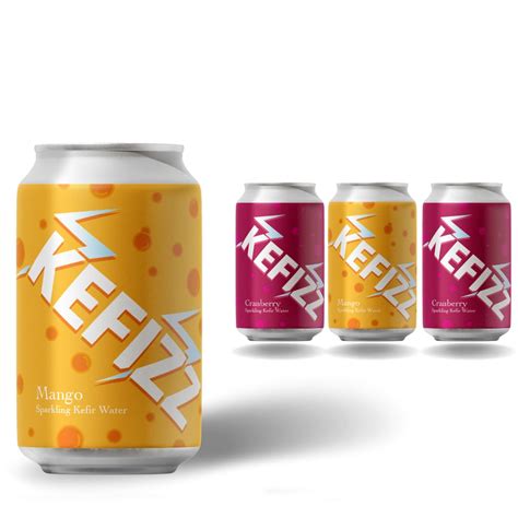 Buy Kefizz Kefir Drink with Probiotics for Gut , 6 x 330ml - Sparkling ...