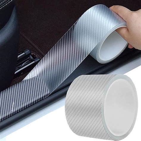 E-COSMOS High Gloss Anti Scratch Black Carbon Fiber Paint Protection ...
