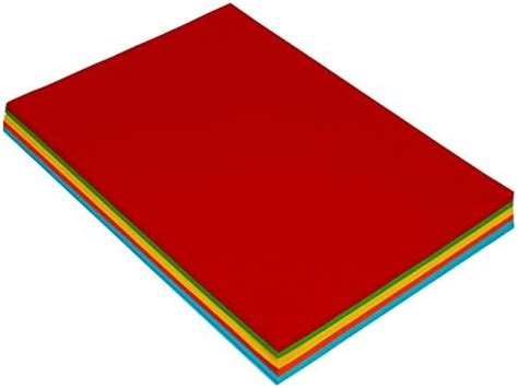 MSGH A4 Size Fluorescent Color Paper, 80 GSM (Pack of 100) (BOTH SIDE ...