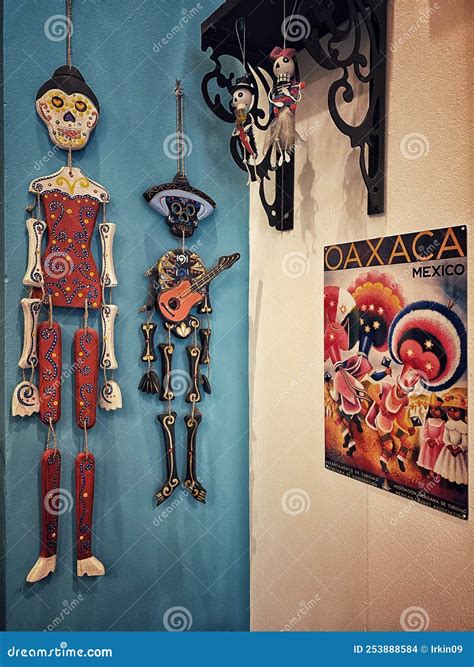 Mexican wall decor editorial stock image. Image of toys - 253888584