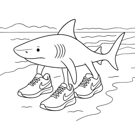 Imprimir Tralalero Tralala para Colorir