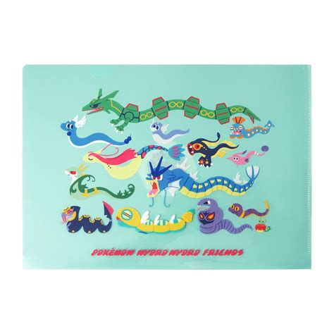 A4 Clear File POKÉMON NYORO NYORO FRIENDS | Authentic Japanese Pokémon ...