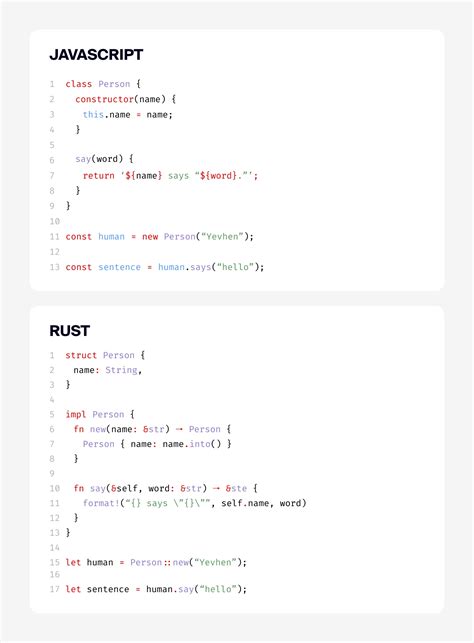 Image result for Rust Coding Language Examples