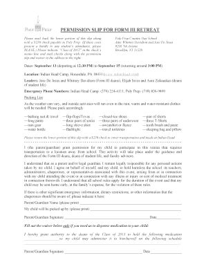 free permission slip template Forms - Fillable & Printable Samples for ...