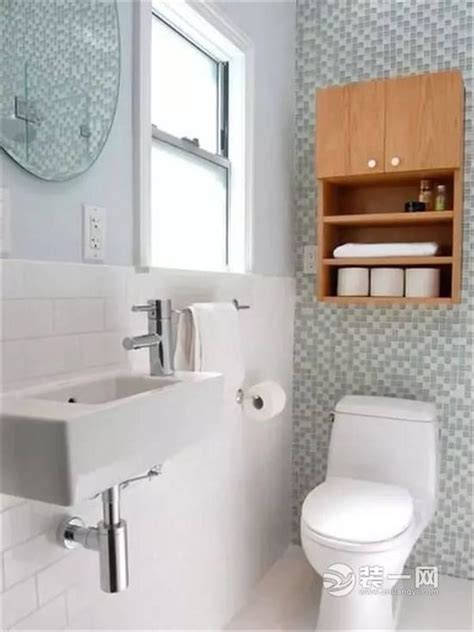 《荷香》中式卫5平米卫生间浴室柜装修设计效果图 – 设计本装修效果图