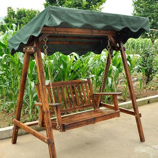 木质室外秋千椅设计SU模型