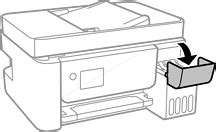 Mustesäiliöiden täyttäminen