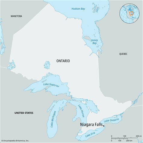 Niagara Falls | Ontario, Map, & History | Britannica