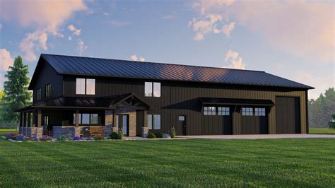 5 Barndominium House Plans with Oversized Garages for Ultimate Flexibility