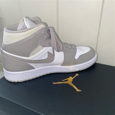 Air Jordan 1’s Mid ‘College Grey’ Men’s Size 7... - Depop