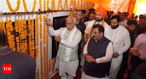 Haryana CM announces grant of Rs 317 crore for 91 schemes in ...