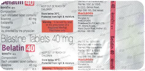 BELTAS FORTE TABLET 10'S, Price, Composition & Generic Alternatives ...