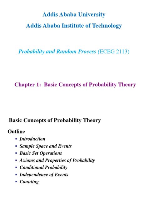 Basic Probability Theory 的图像结果