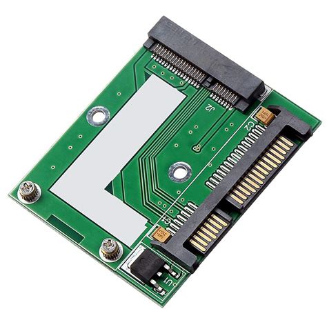 SaiRetail.Com Mini Pcie mSATA SSD to 2.5'' SATA 6Gbps Adapter Converter ...