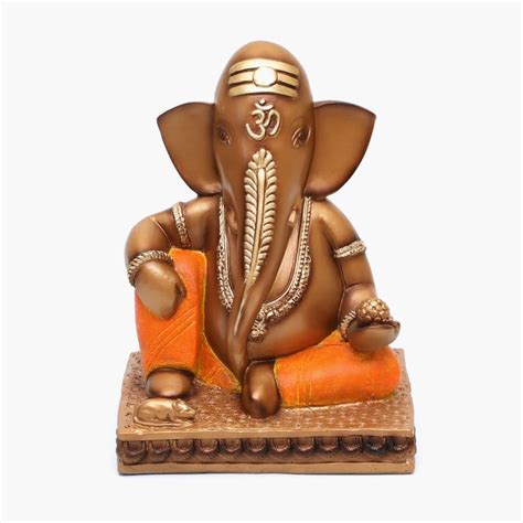 Buy VEDAS Mystical Indiana Nandana Polyresin Ganesha Figurine from ...