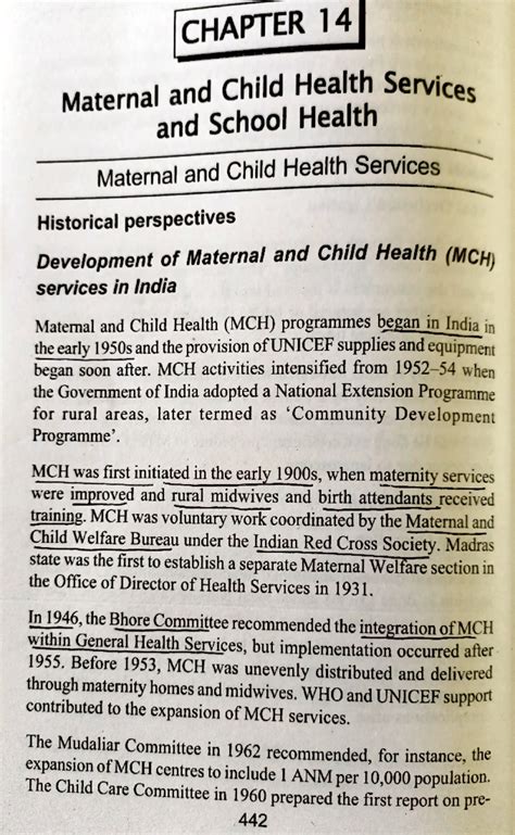 MCH - Maternal and Child health and services - CHAPTER 14 Maternal and ...