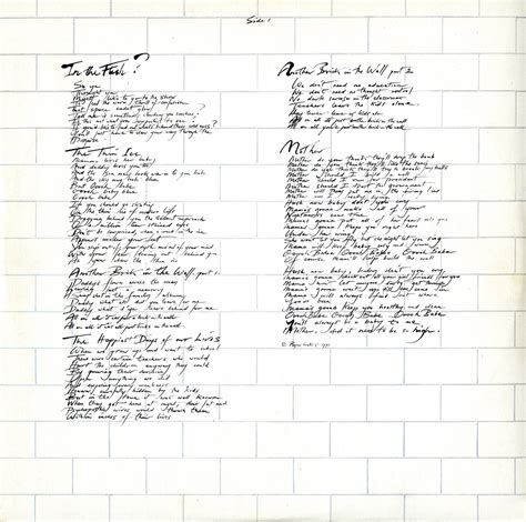 Pink floyd the wall album cover art lyrics - securityosi