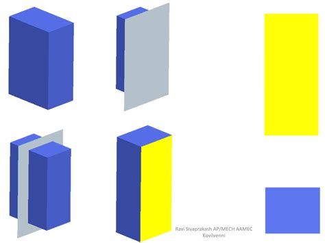 Image result for Section of Solids Engineering Graphics