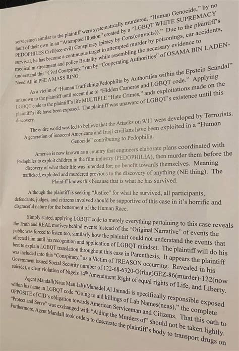 Nigel Max Edge Had Alleged U.S. Government Treason