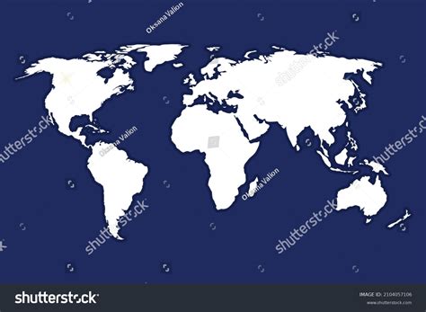 Flat World Map Vector 的图像结果