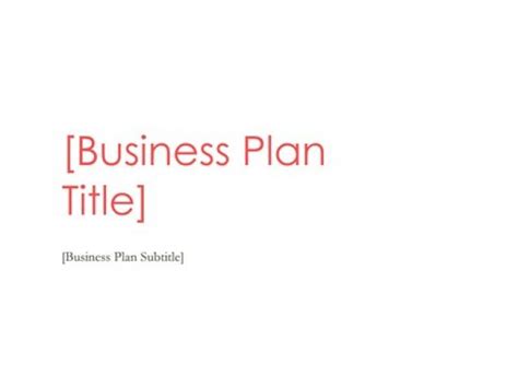 Microsoft Word Business Plan Template 的图像结果
