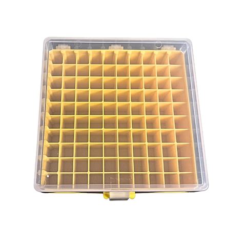 AANIJ® Cryo Box for Laboratory 100-Well (Pack of 1) Cryogenic Storage ...