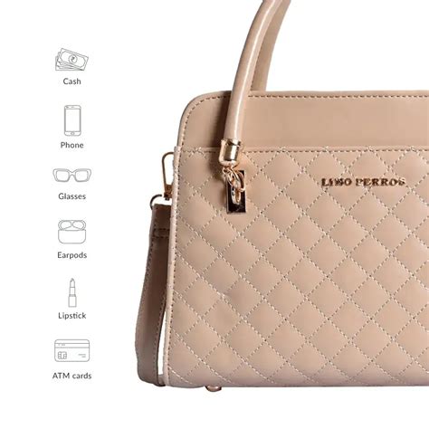 Buy Avril Elle Beige Satchel Bag | Lino Perros