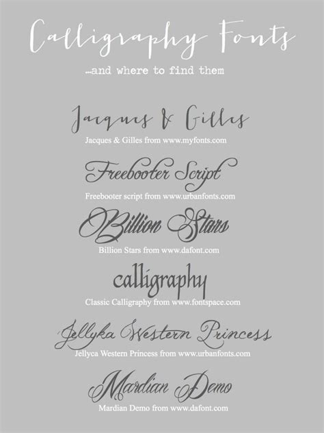 Image result for Printable Calligraphy Fonts