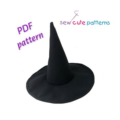 Witch Hat Sewing Pattern | Halloween Pattern | Digital Download | Witch ...