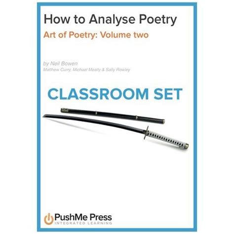 Buy How to Analyse Poetry - Art of Poetry Volume Two Classroom Set Book ...