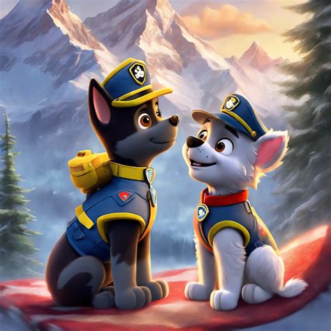 Paw patrol fanfiction Marshall and Everest | Fanart