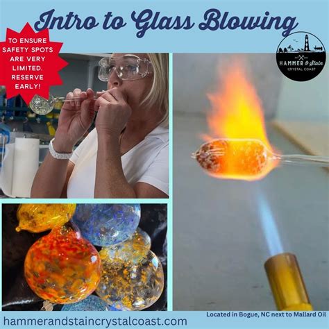 01/02/2026 Intro to Glass Blowing from 6PM to 8:30PM, Hammer & Stain ...