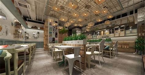 22万元餐饮空间105平米装修案例_效果图 - 烤肉店设计 - 设计本
