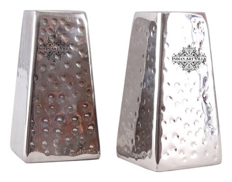 Buy Indian Art Villa Steel Pyramid Design Salt & Pepper Shaker Online ...
