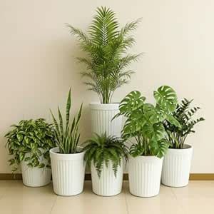 Go Hooked Plastic Planter Pot for Indoor Outdoor Plants 14 Inch Flower ...