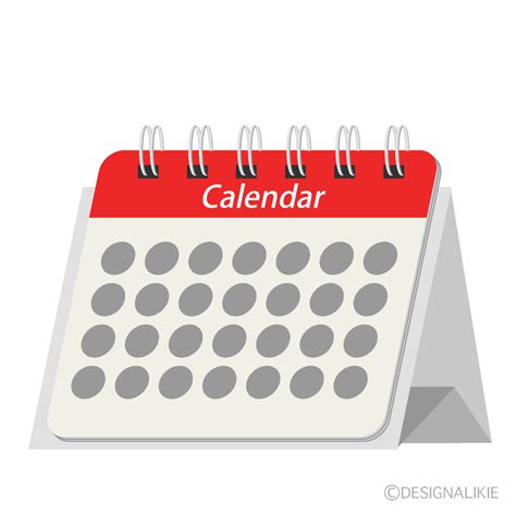 Calendar (Circle) Clip Art Free PNG Image｜Illustoon