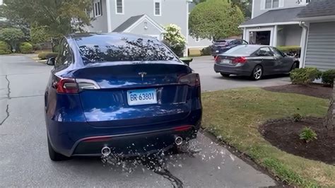 Tesla Blowing Bubbles From Exhaust Pipes Is The Ultimate Anti-Agression ...