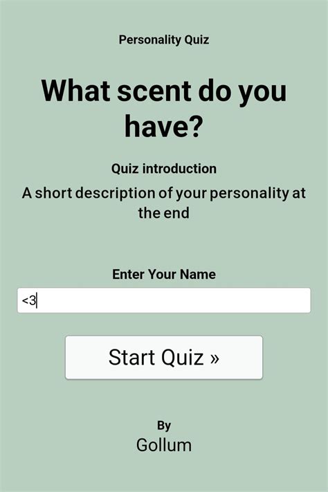 What scent do you have? in 2025 | Fun quizzes to take, Quizzes for fun, Fun online quizzes