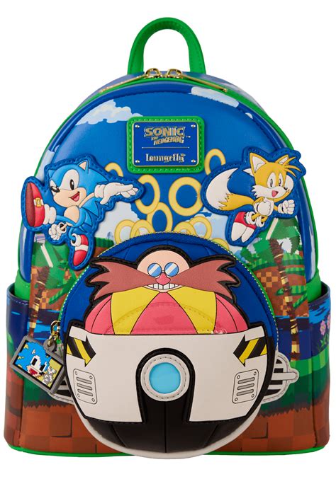 SEGA Sonic the Hedgehog Loungefly Mini Backpack | Loungefly Backpacks ...