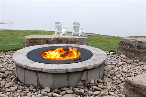 Zentro Smokeless Round Fire Pit Steel – Breeo
