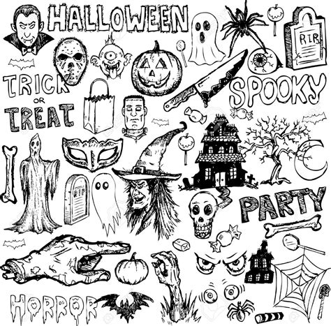 Doodle Draw Halloween at Abigail Schardt blog