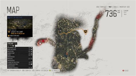 Days gone interactive map - donval