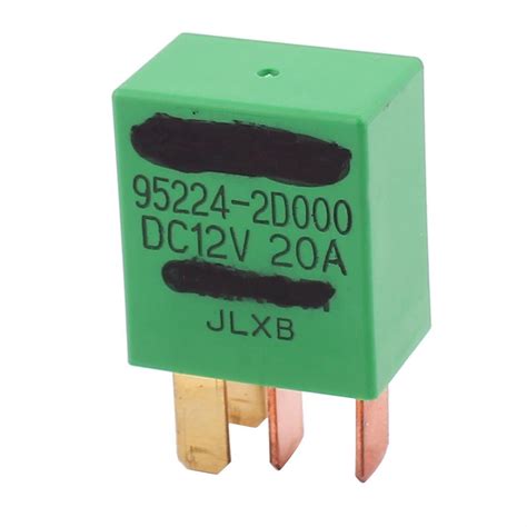 Generic 95224 Vehicle Car Power Relay DC12V 20A 25 x 22 x 14mm 4 ...