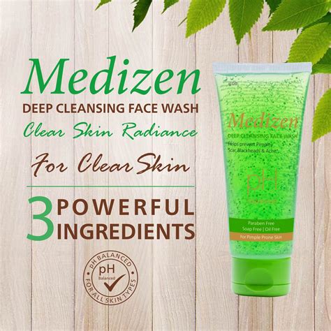Medizen Deep Cleansing Face Wash (100 ml) – Aarogyam - The Wellness Store